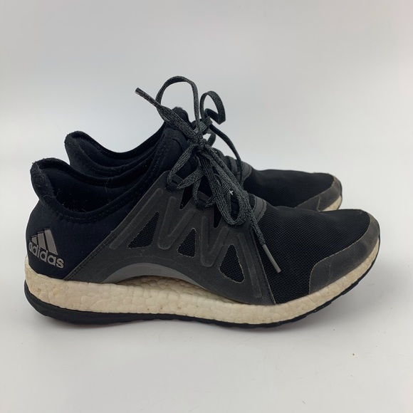 ADIDAS Pure Boost Xpose Black Running Shoes 7.5 - Picture 2 of 7